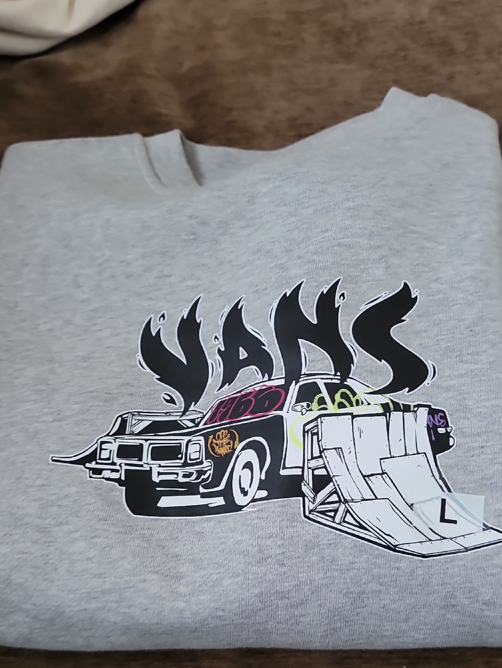 Vans Gray and Tan Hoodie